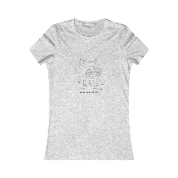 Women's Tee Peter & Loki the pig