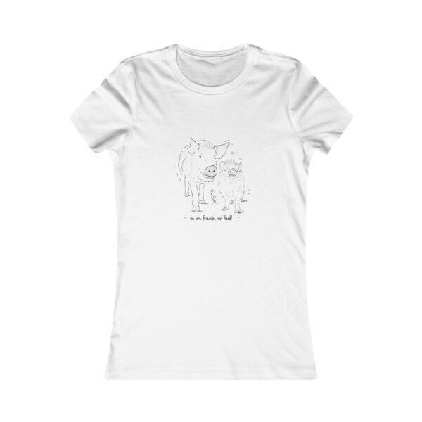 Women's Tee Peter & Loki the pig - Image 3