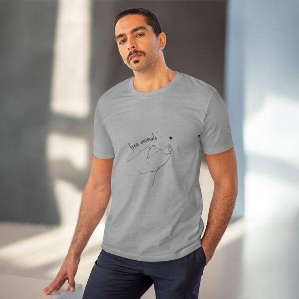 Organic T-shirt  Unixes Love Animals - Image 11