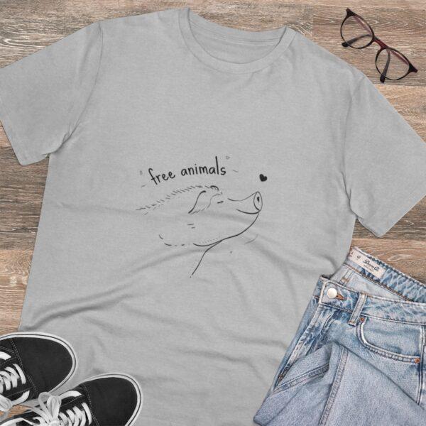 Organic T-shirt  Unixes Love Animals - Image 9