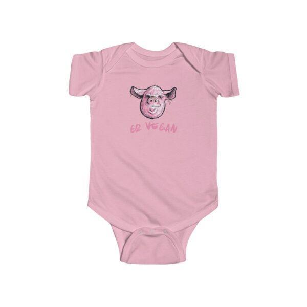 Copy of Bodysuit  Pola pig, Go Vegan - Image 3