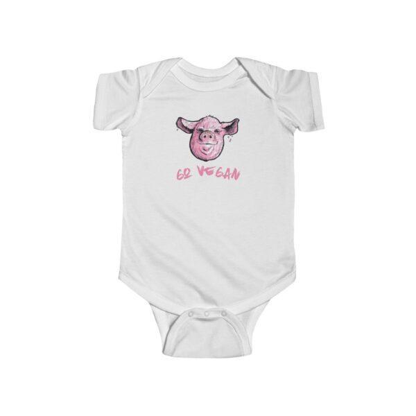 Copy of Bodysuit  Pola pig, Go Vegan - Image 2